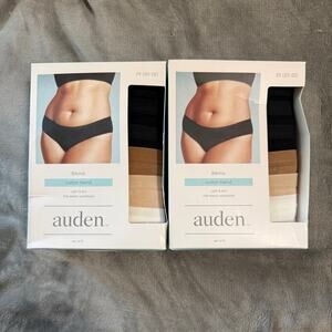 NWB Auden Bikini‎ Underwear 12 Size 2X 20-22 Neutrals Cotton Elastic Stretch